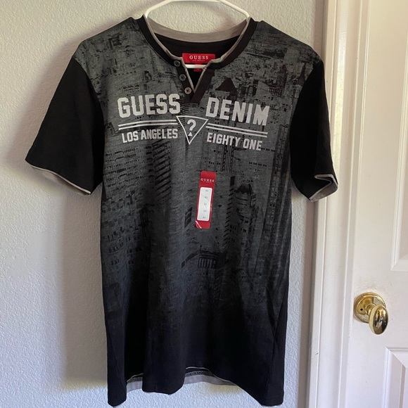 XSmall Guess Black/Grey Shirt